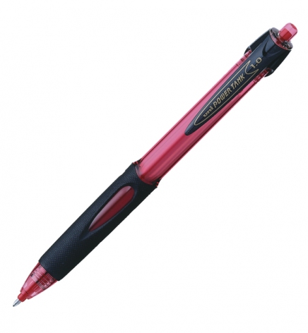 Ручка шариковая автоматическая POWER TANK 1.0 мм Uni SN-220.Red красный