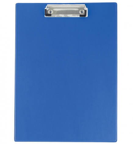 Планшет А4 клипборд PVC с прижимом,  Buromax BM.3411-03 синий