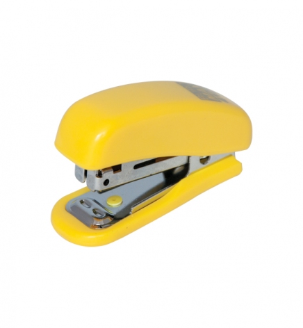 Степлер mini № 10, 10 аркушів, Buromax BM.4125-08 жовтий
