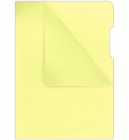 Папка-кутик А4 на 1 відділення, щільна 180 мкм, DONAU 1784095PL-11 жовтий