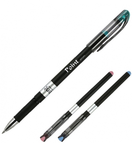 Ручка гелева 0,5 мм Point Axent  AG1042-02-А синій