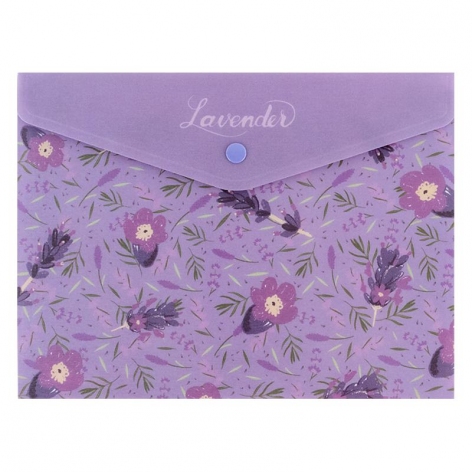 Папка на кнопці А5+ Lavender-1 Axent 1496-36-a