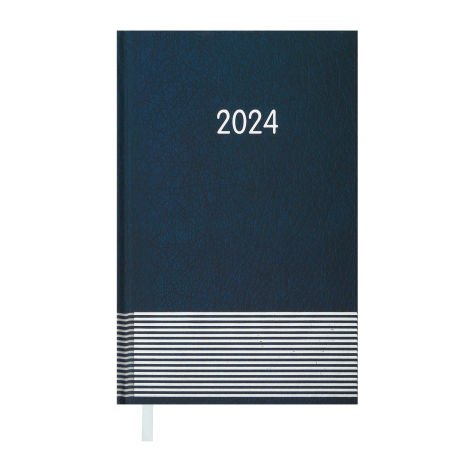 Щоденник  датований 2024  PARALLEL, А6 Buromax BM.2550-02 синій