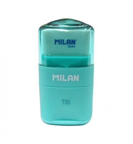 Чинка з ластиком  TRI Milan ml.4700116 бірюзовий