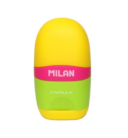 Точилка с ластиком CAPSULE MIX Milan ml.4701236 желтый