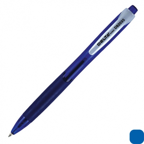 Ручка кулькова автоматична 0,7 мм Delta by Axent DB2035-02 синій