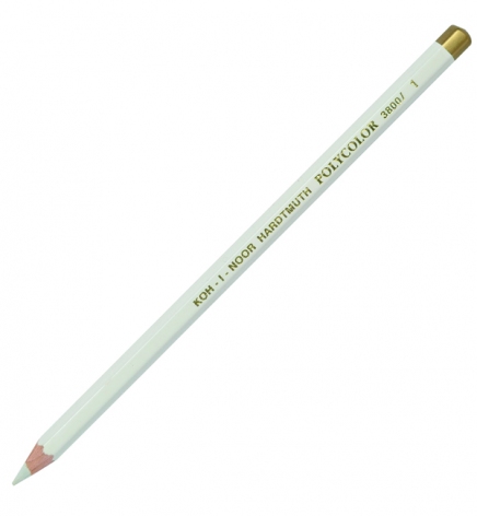Олівець художній POLYCOLOR titanium white (білий титан) KOH-I-NOOR 3800/1