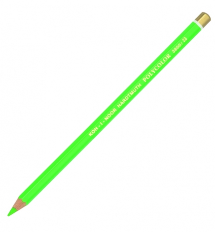 Олівець художній POLYCOLOR spring green (зелений весняний) KOH-I-NOOR 3800/23