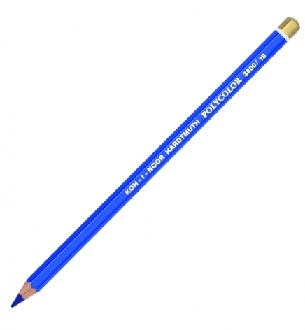 Олівець художній POLYCOLOR sapphire blue (синій сапфір) KOH-I-NOOR 3800/19