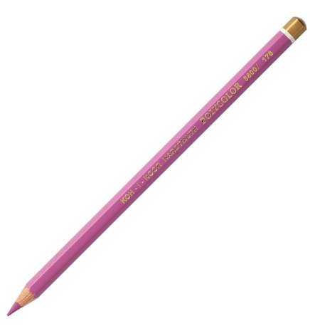 Олівець художній POLYCOLOR reddish violet 2 (червоно-фіолетовий) KOH-I-NOOR 3800/178