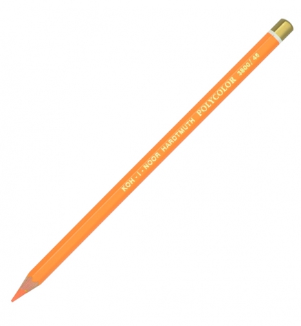 Олівець художній POLYCOLOR light orange (світло-помаранчевий) KOH-I-NOOR 3800/45