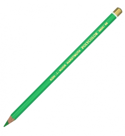 Олівець художній POLYCOLOR grass green (травяний зелений) KOH-I-NOOR 3800/59