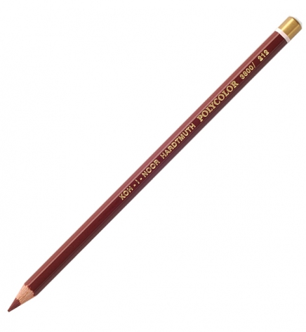 Олівець художній POLYCOLOR caput mortuum (червоно-коричневий) KOH-I-NOOR 3800/212