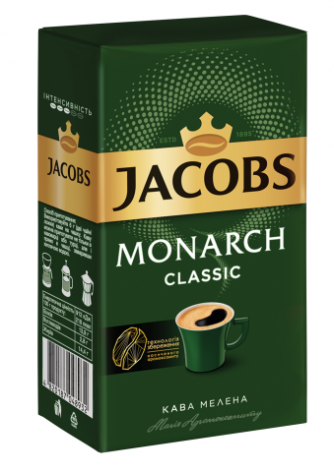 Кава мелена пакет 230г, Jacobs Monarch prpj.48932