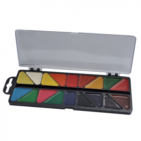 Фарби акварельні  18 кольорів в пластиковій упаковці без пензлика, KIDS Line ZiBi ZB.6523-01