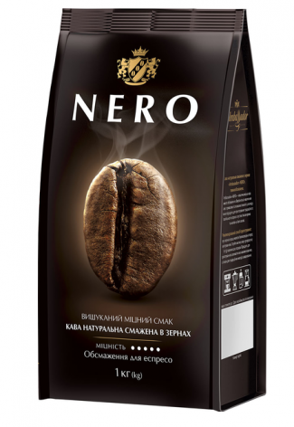 Кава в зернах Ambassador Nero, пакет 1000г, am.52309