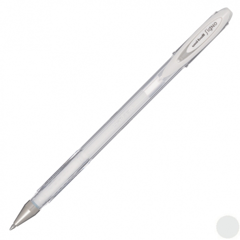 Ручка гелева 0,7 мм Uni-ball Signo ANGELIC COLOUR UM-120AC.White білий
