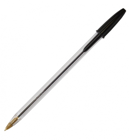 Ручка кулькова масляна  BIC Cristal 0,4 мм чорний 8373639