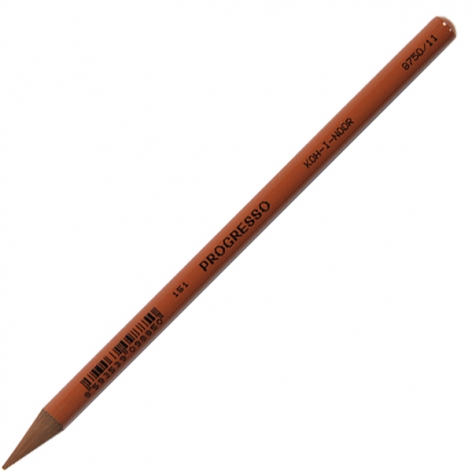 Художні бездеревинні олівці Progresso Koh-i-noor 8750/11 natural sienna (сієна натуральна)