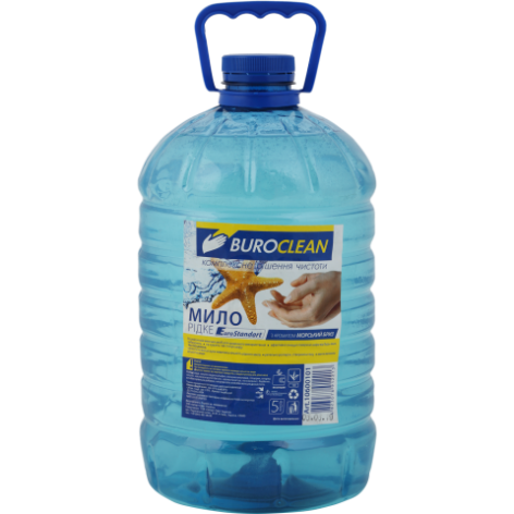 Мило рідке EuroStandart 5 літрів МОРСЬКИЙ БРИЗ BUROCLEAN 10600101