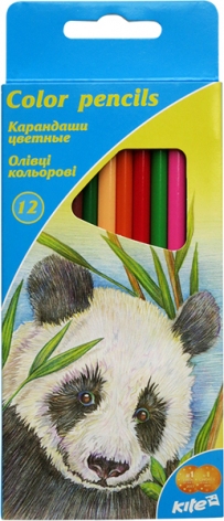 Олівці кольорові тригранні 12 кольорів серія 