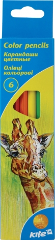 Карандаши цветные 6 цветов серия 