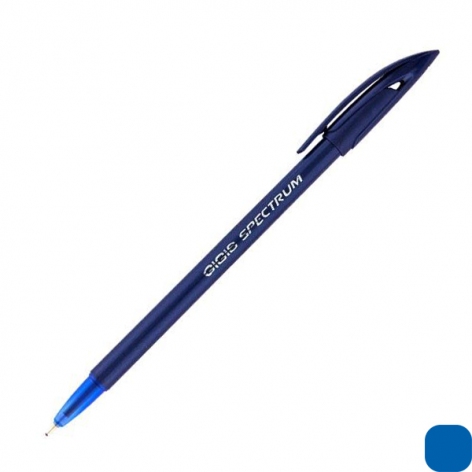 Ручка кулькова масляна Spectrum 1,0 мм Unimax UX-100-02 синій