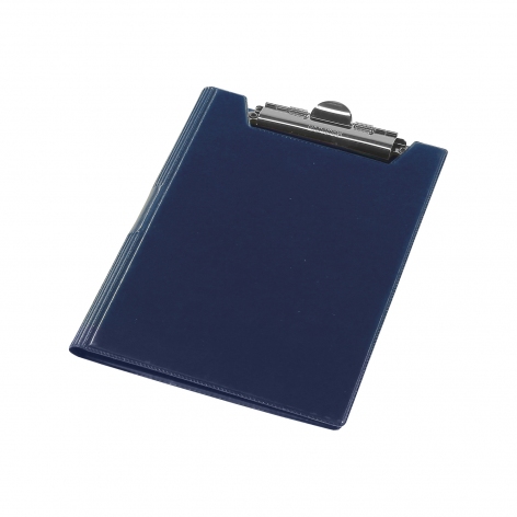 Папка-планшет А5 кліпборд PVC з прижимом, Panta Plast 0314-0005-02 темно-синій