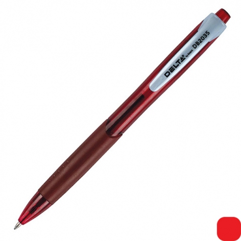 Ручка кулькова автоматична 0,7 мм Delta by Axent DB2035-06 червоний
