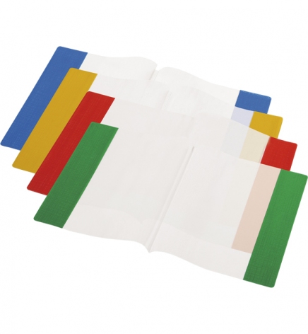 Обкладинка для шкільних зошитів h=210 мм ZiBi zb.4700-99 з кольоровими полями