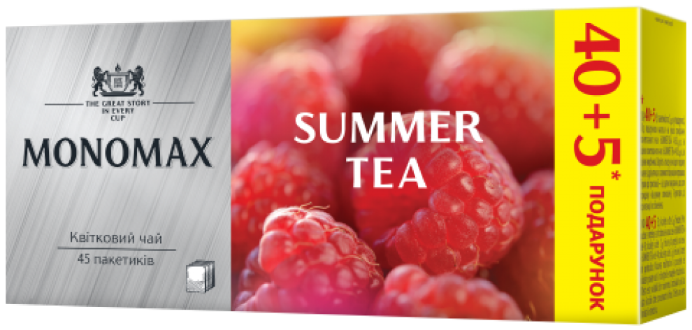 Чай каркаде 90г (2г*45), пакет, SUMMER TEA, МОNОМАХ mn.76739