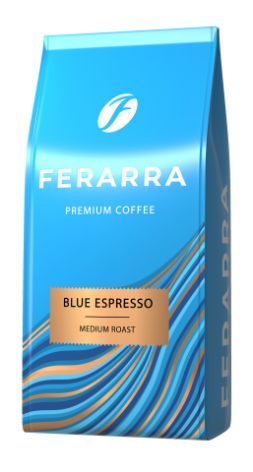 Кава в зернах CAFFE Blue Espresso, 1000г, FERARRA fr.74100