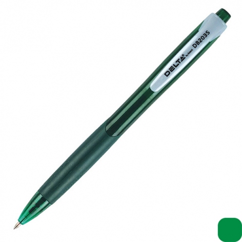 Ручка кулькова автоматична 0,7 мм Delta by Axent DB2035-04 зелений