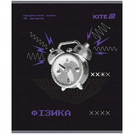 Зошит предметий 48 л., клітинка, Techno Kite k25-240-2 фізика
