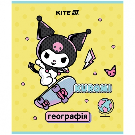 Зошит предметий 48 л., клітинка, Hello Kitty Kite hk25-240-5 географія