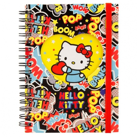 Блокнот А6 формата на 80 листов  Hello Kitty Kite hk19-229