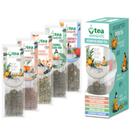 Чай асорти 33.6г(2.2г*15г),  кадді - пакет, « Assorted Green tea» Tea Moments  tm.04894