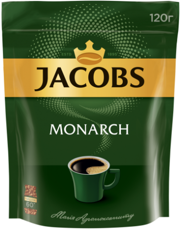 Кава розчинна пакет 120г, Jacobs Monarch prpj.90946