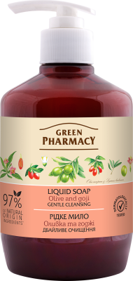 Мило рідке GREEN PHARMACY 460 мл Оливка і годжи Зелена Аптека e.05865