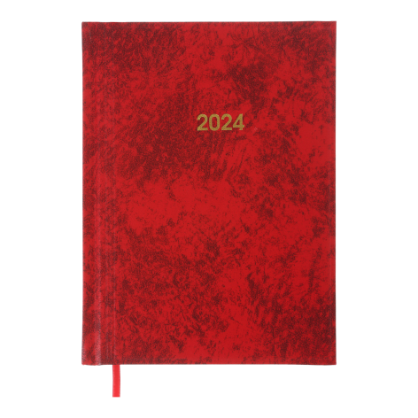Щоденник  датований 2024 BASE, А5 Buromax BM.2108-05 червоний