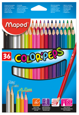 Карандаши цветные COLOR PEPS Classic 36 цветов MAPED MP.832017