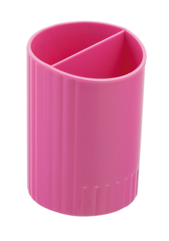 Підставка для ручок кругла 65x94 мм  пластикова Zibi  Сферик ZB.3000-10 рожева