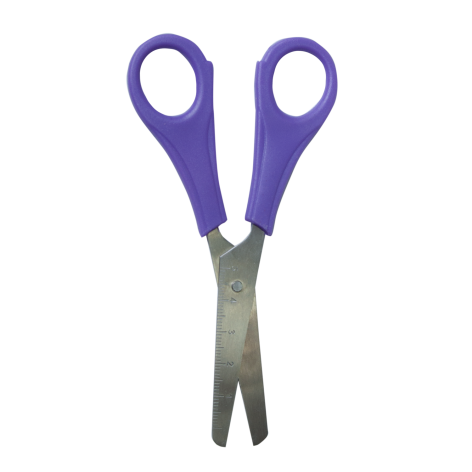 Ножиці дитячі для шульги 132 мм Zibi ZB.5018-07 фіолетові