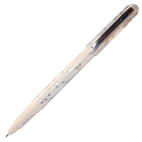 Ручка перова з закритим пером ZiBi zb.2247 білий корпус