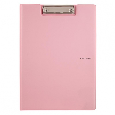Папка-планшет А4 з металевим прижимом, Pastelini Axent 2514-10-a рожевий
