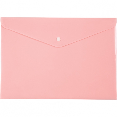 Папка-конверт А4 на кнопці Pastelini рожева Axent 1412-10-a