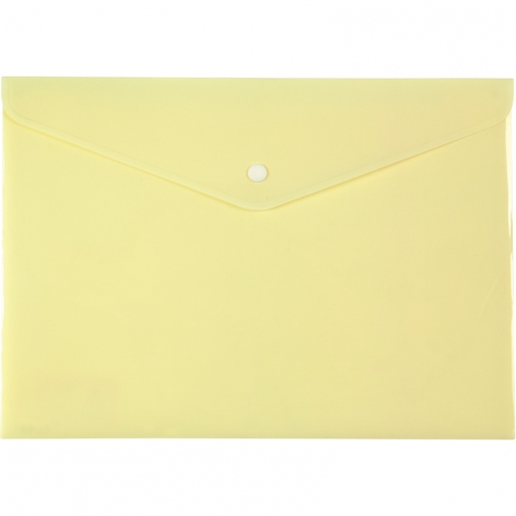 Папка-конверт А4 на кнопці Pastelini жовта Axent 1412-08-a
