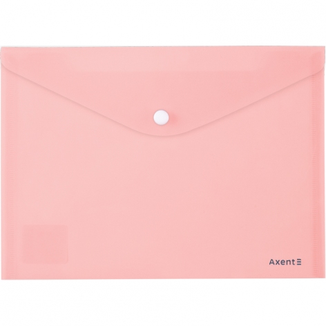 Папка на кнопці, А5, Pastelini, рожева Axent 1522-10-a