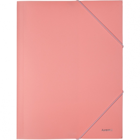 Папка пластикова на гумках, А4, Pastelini, рожева Axent 1504-10-a