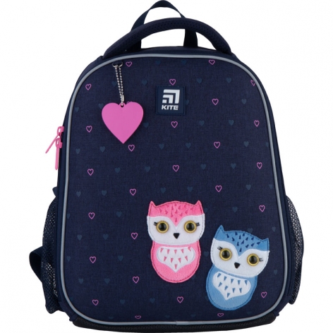 Рюкзак школьный каркасный Kite Education Lovely owls K21-555S-4